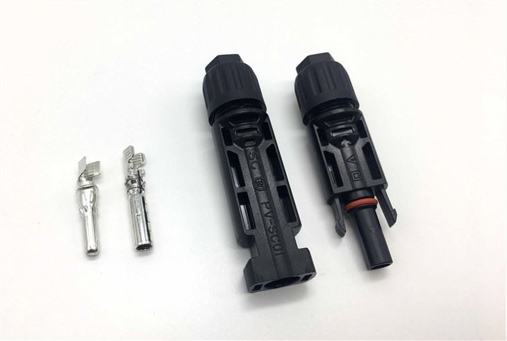Elektriskās saules fotoelektriskais savienotājs 1500VDC