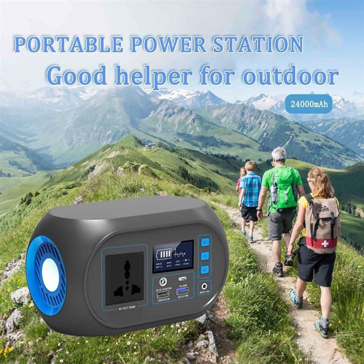 100W portatīvā elektrostacija