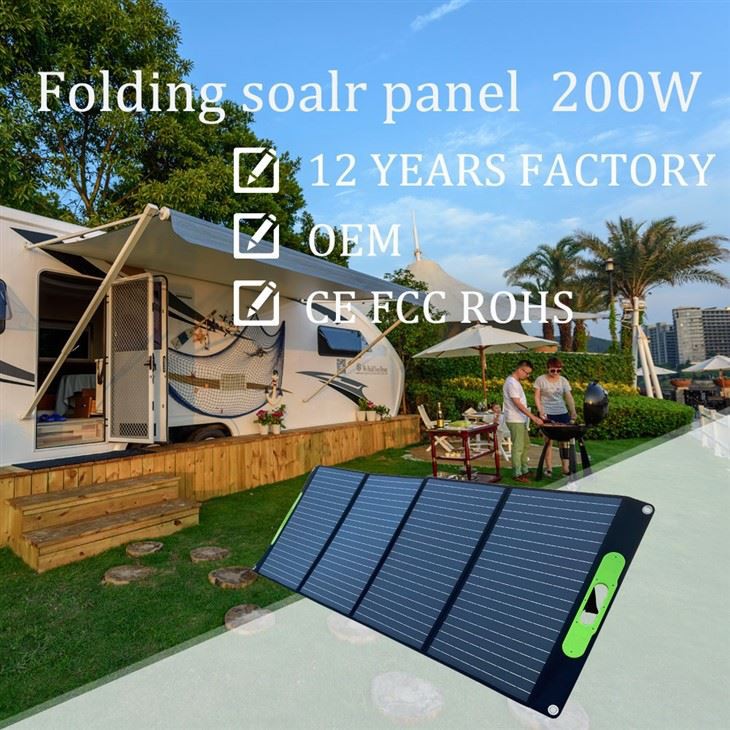 Saliekams saules panelis 200w